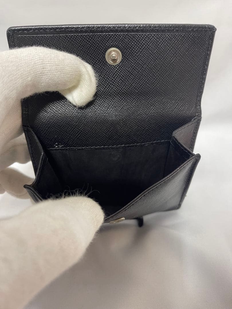 PRADA プラダ　サフィアーノ　二つ折り財布　クリップ付き　コンパクト財布