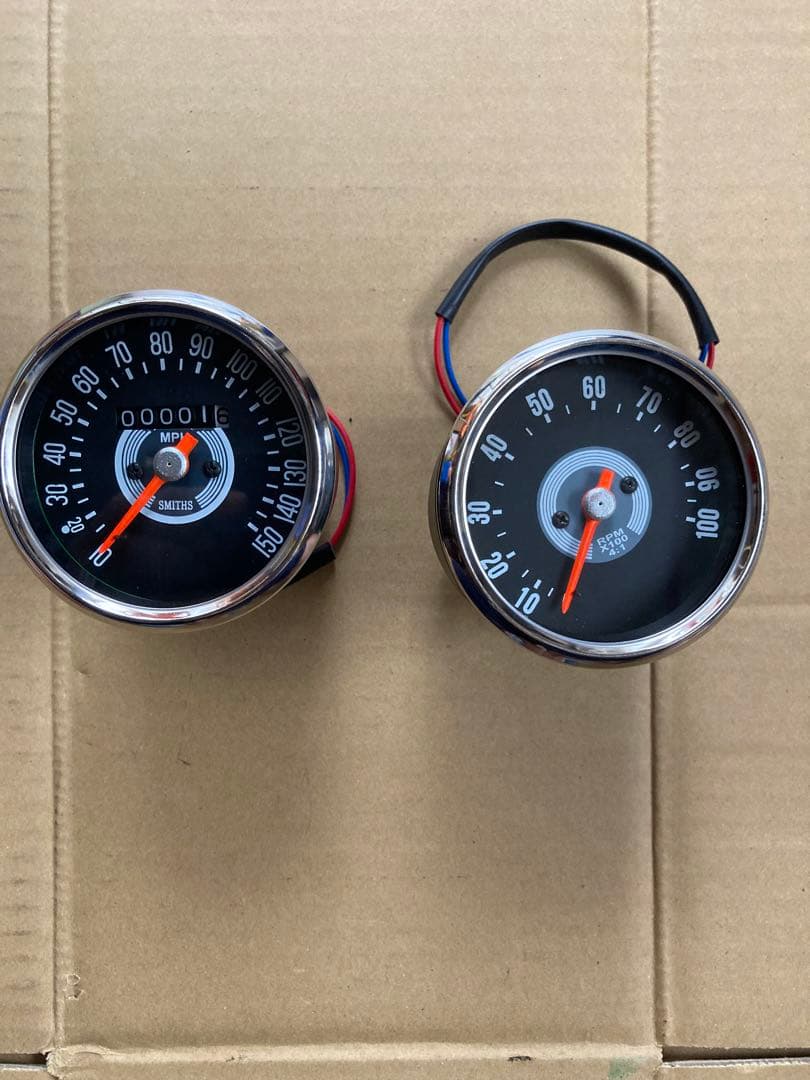 SR400 スミスタイプスピードメーター、タコメーター