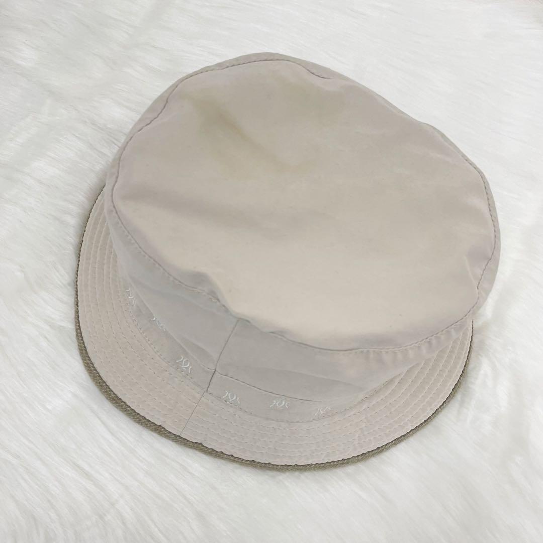HERMES エルメス バケットハット 帽子 オフホワイト ユニセックス 58