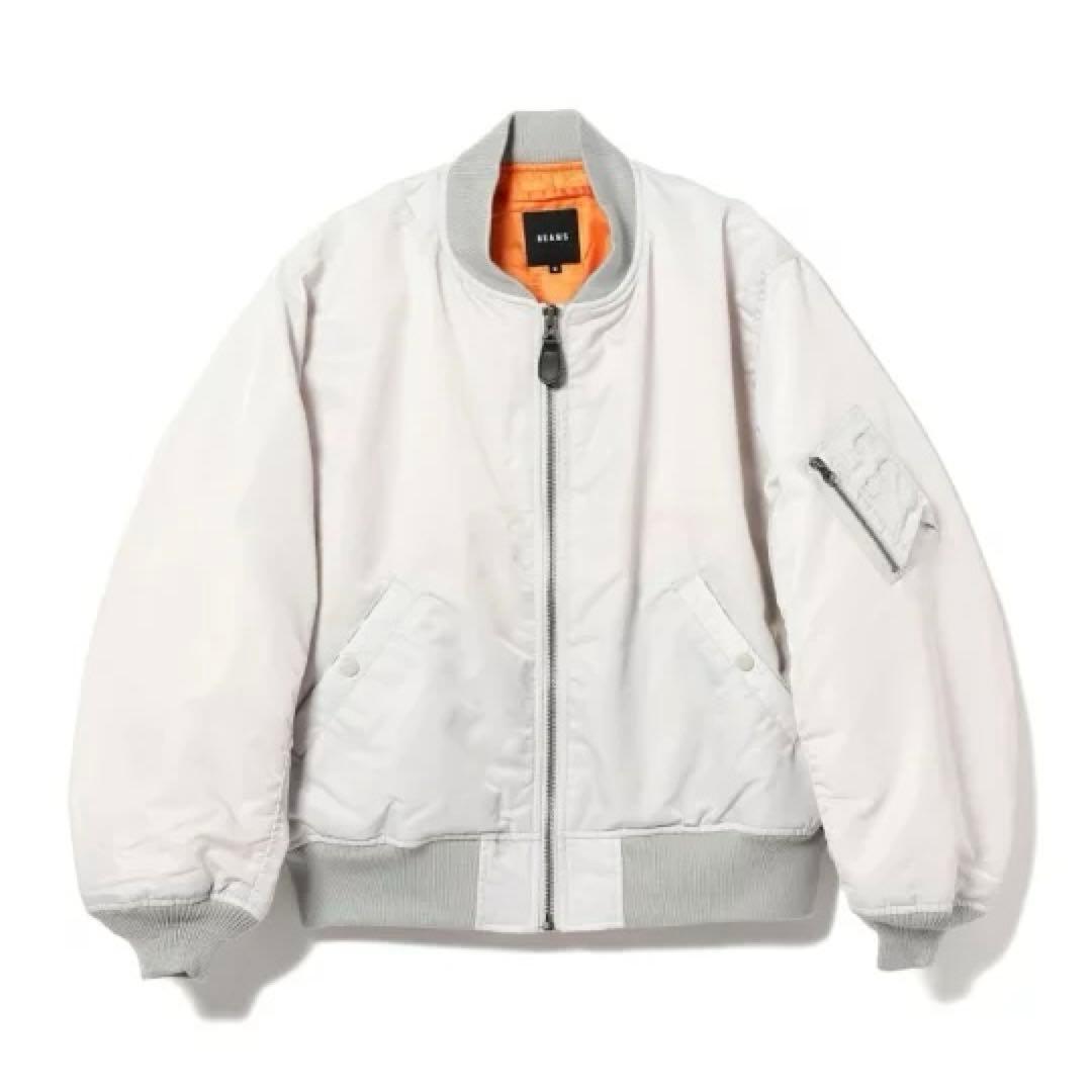 beams グレー MA-1 フライトジャケット