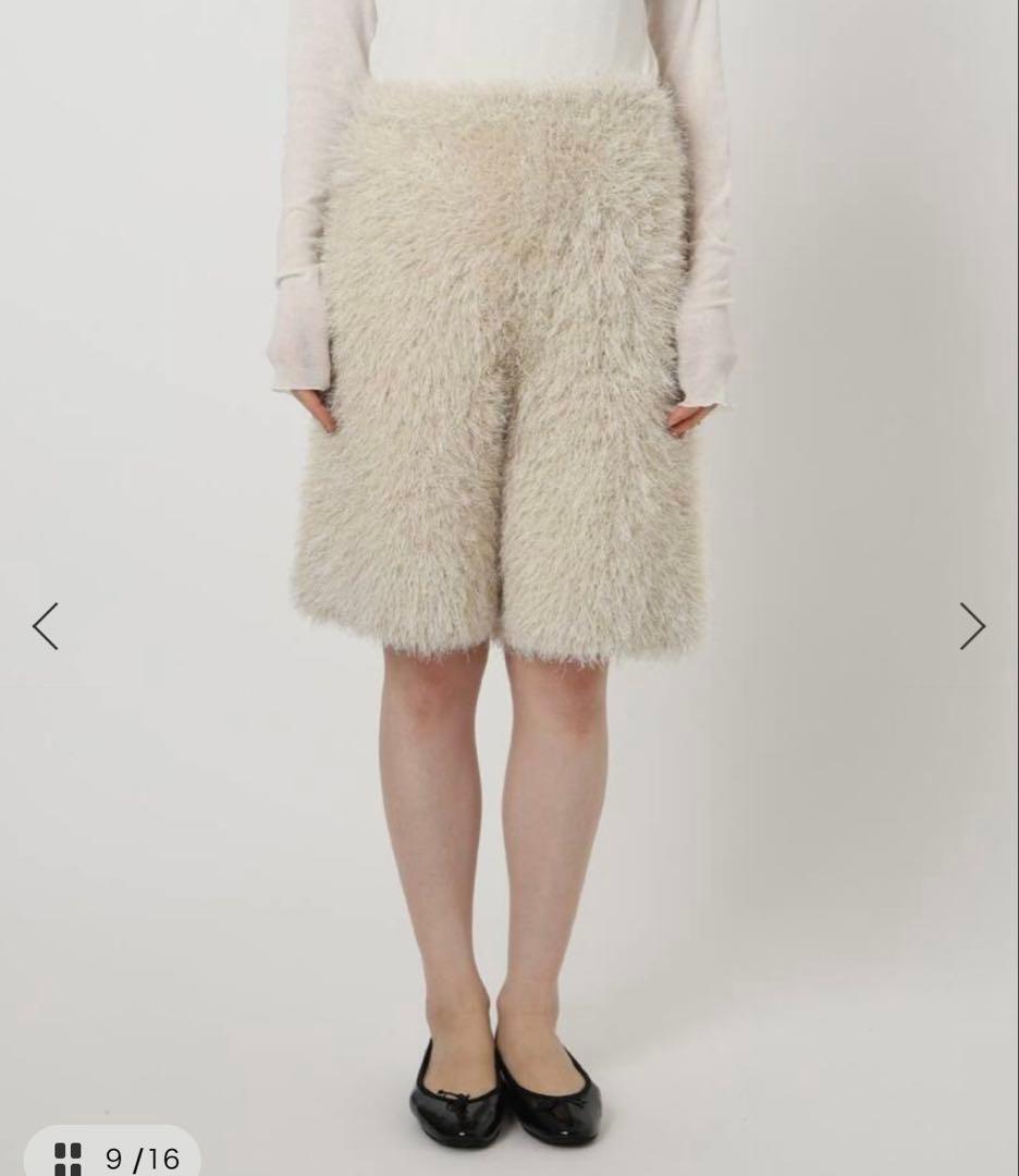 専用〕IENA LA BOUCLE フェザーニットショートパンツ　新品未使用