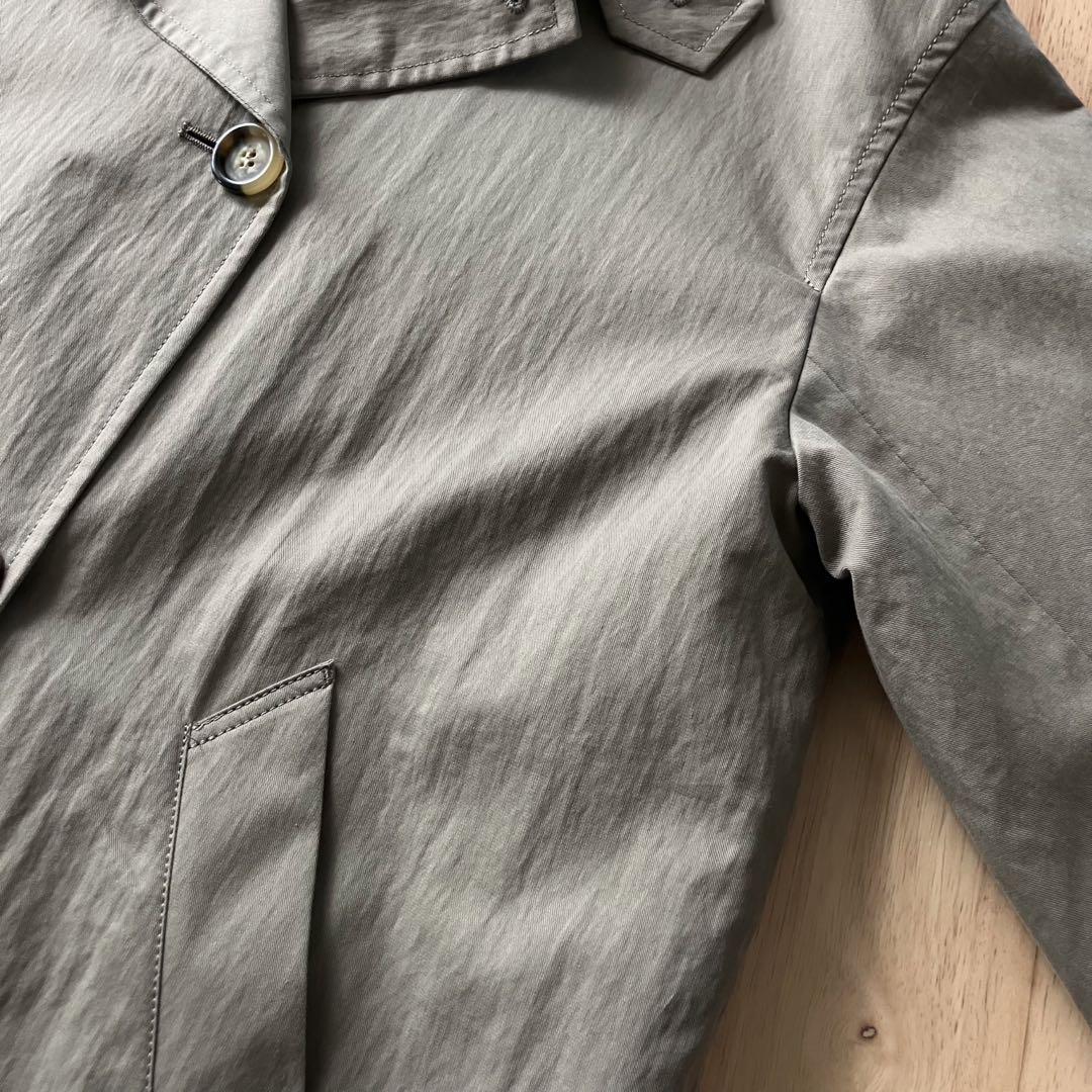 L'ESSAGE CANGIOLI ギャバ スタンドショートコート トレンチ