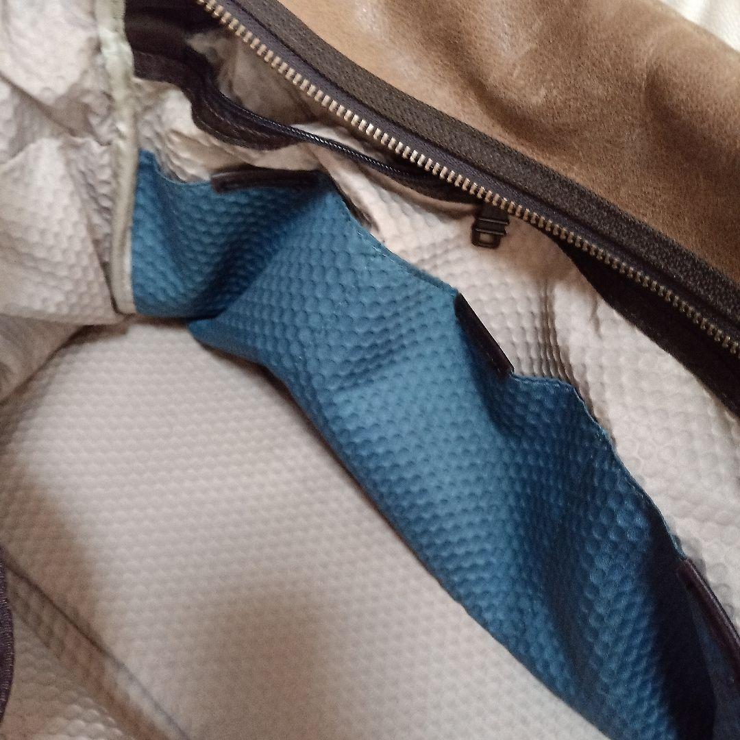 TUMI ボストンバッグ ブラウンレザー