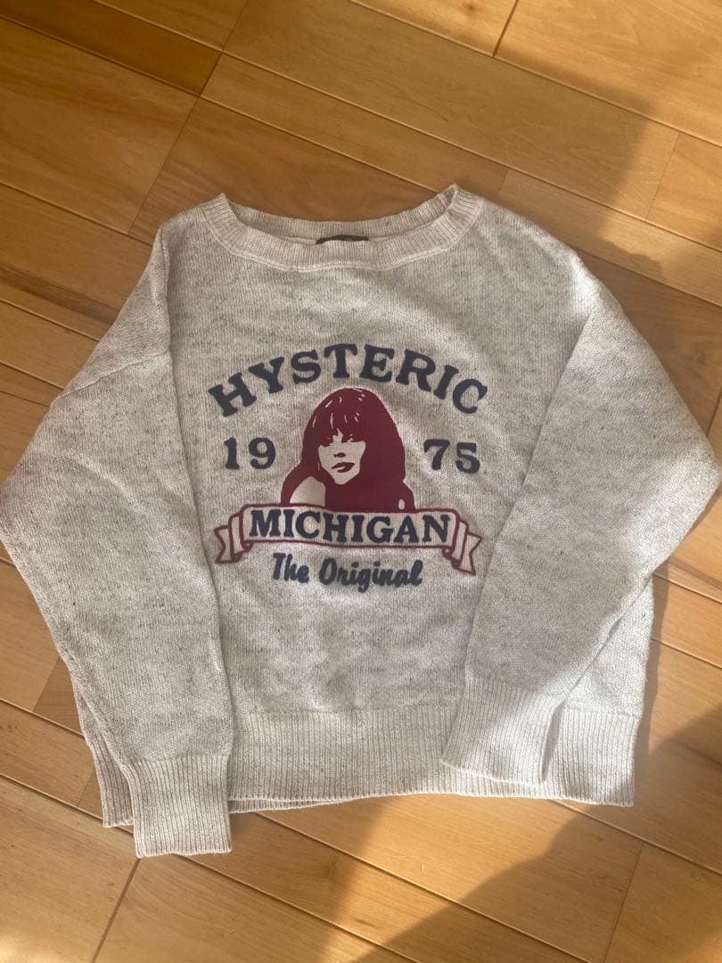 Hysteric Glamour グレー トレーナー フリーサイズ