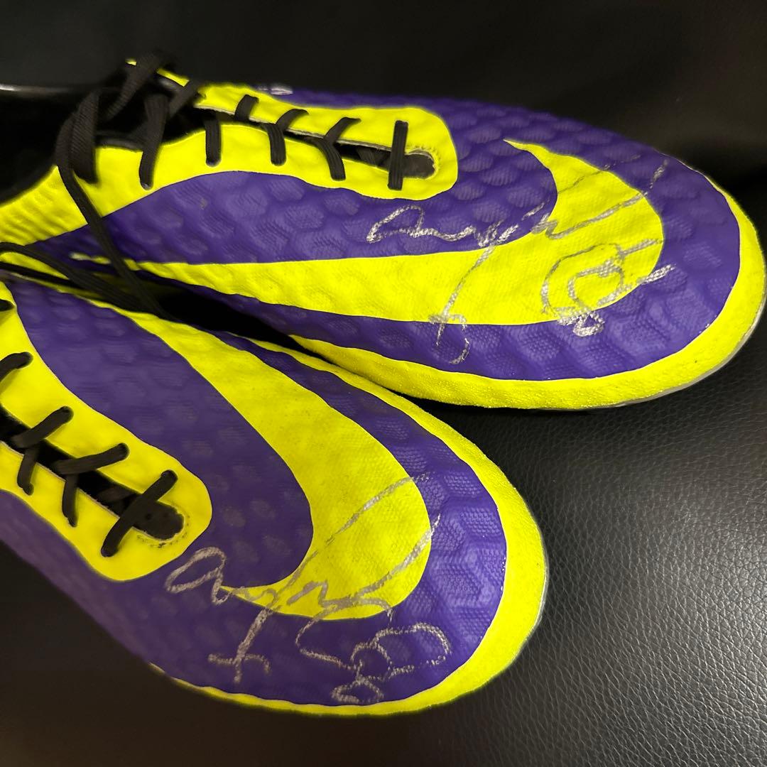 柿谷曜一朗　直筆サイン　実使用スパイク　日本代表　セレッソ大阪　刺繍入り