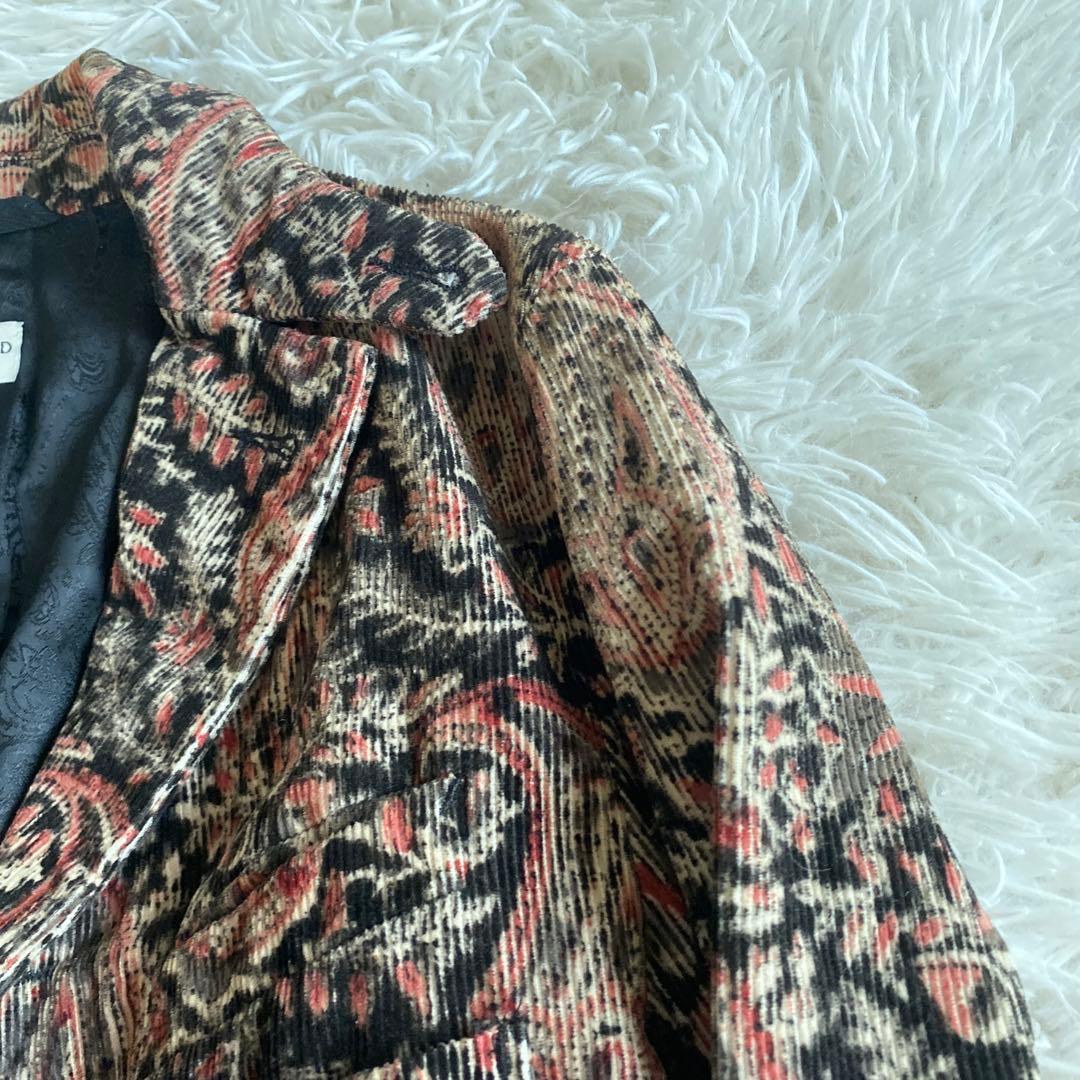 ケイちゃんエンジニアードガーメンツ ペイズリーコーデュロイ　セットアップ