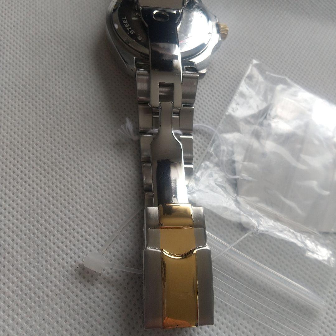 新品 TECHNOS テクノス腕時計 ダイバーズスタイル青／金