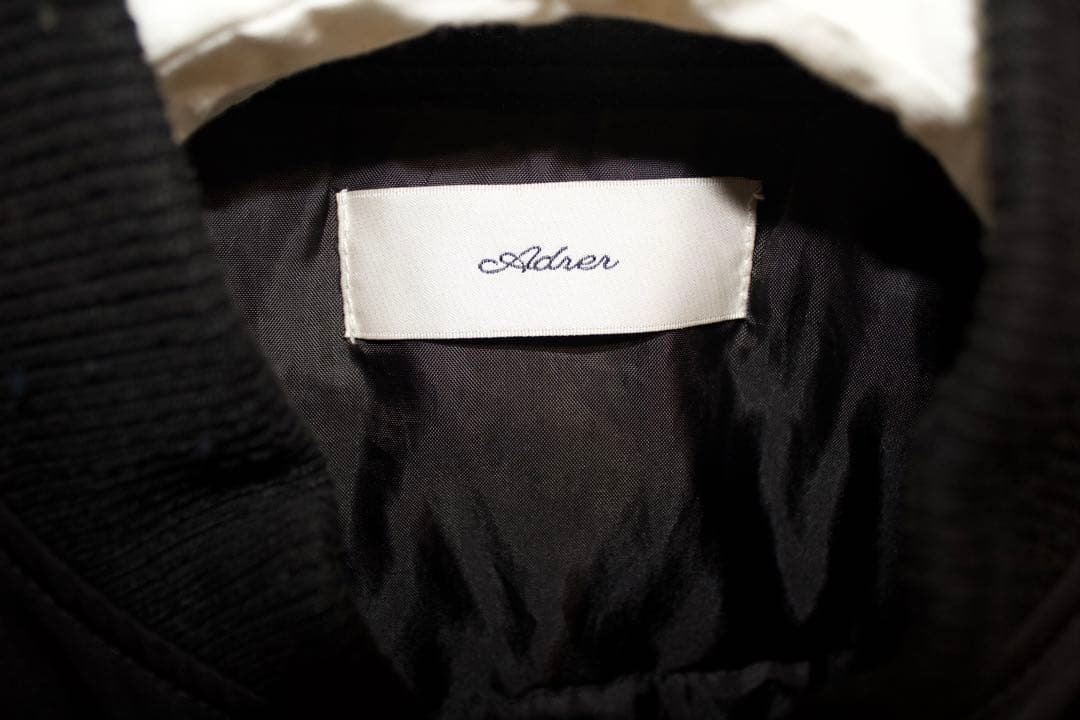 値下げ　定価約2万【ADRER/アドラー】MA1ダウンジャケット(フェザー混)