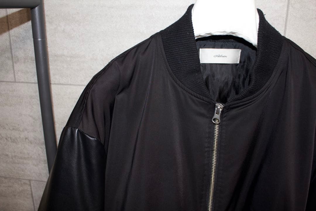 値下げ　定価約2万【ADRER/アドラー】MA1ダウンジャケット(フェザー混)