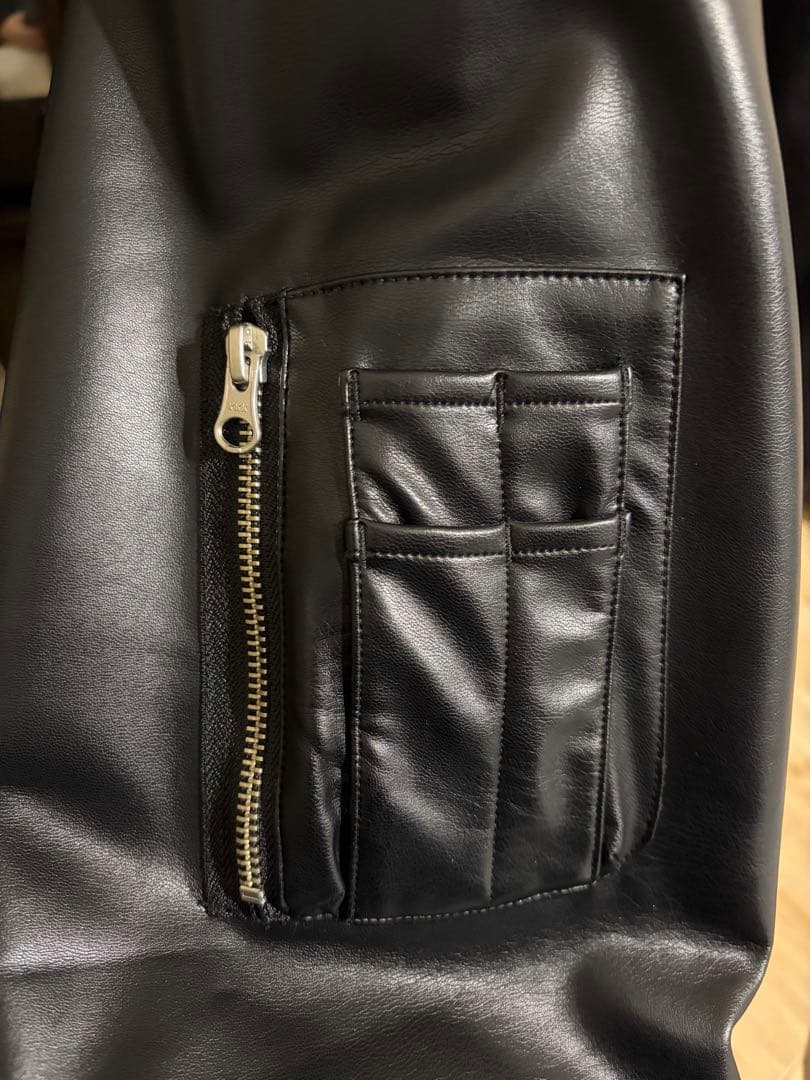 値下げ　定価約2万【ADRER/アドラー】MA1ダウンジャケット(フェザー混)