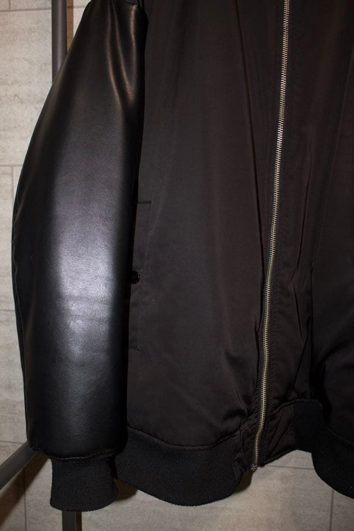 値下げ　定価約2万【ADRER/アドラー】MA1ダウンジャケット(フェザー混)