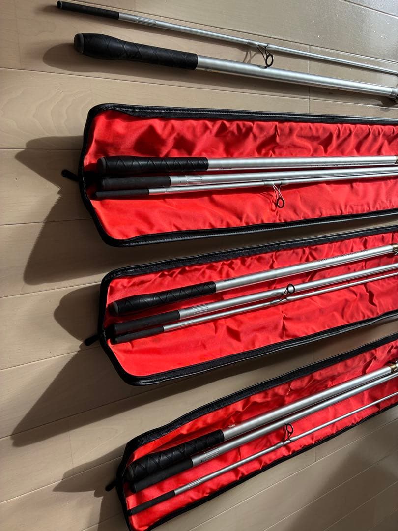 SPIN POWER SF 425CX ロッド 3本セット ケース付き