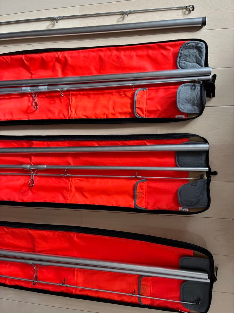 SPIN POWER SF 425CX ロッド 3本セット ケース付き