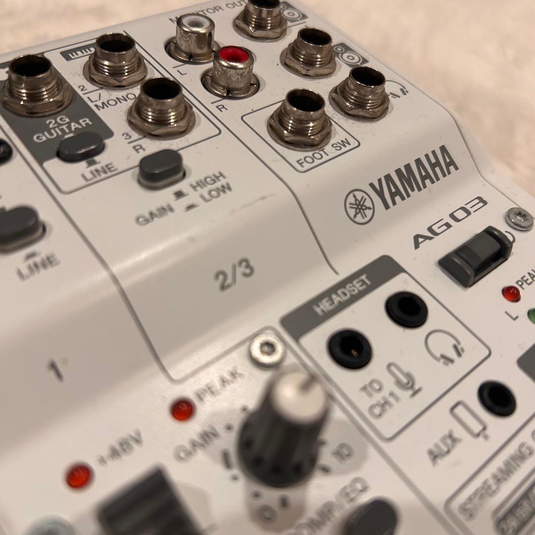 YAMAHA AG03 mk2 オーディオミキサー　初心者セット　配信にBGM