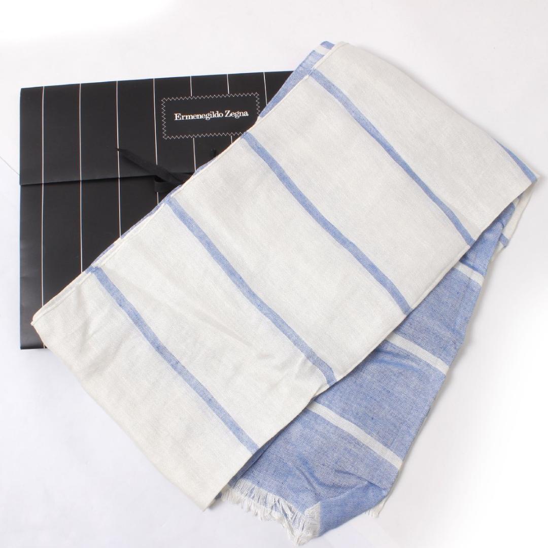 新品 Ermenegildo Zegna リネンストール