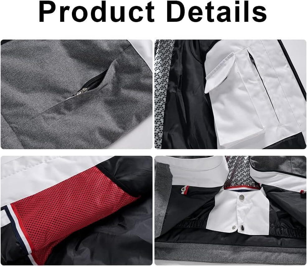 【新品・タグ付き】スノーボードウェア レディース M　スキーウェア 上下セット