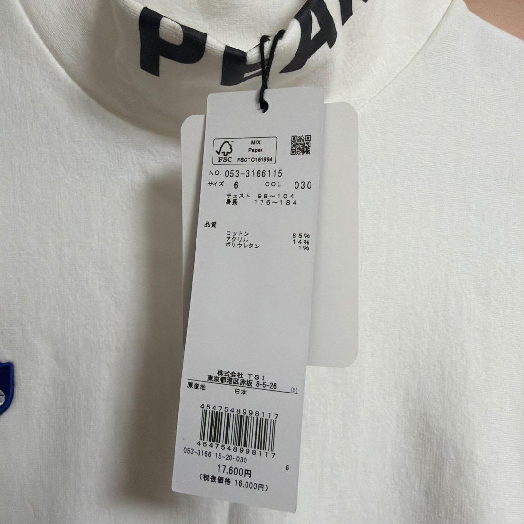 PEARLY GATES ハイネックセーター ホワイト