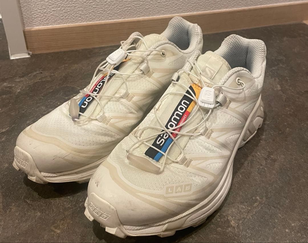サロモン xt-6 バニラ