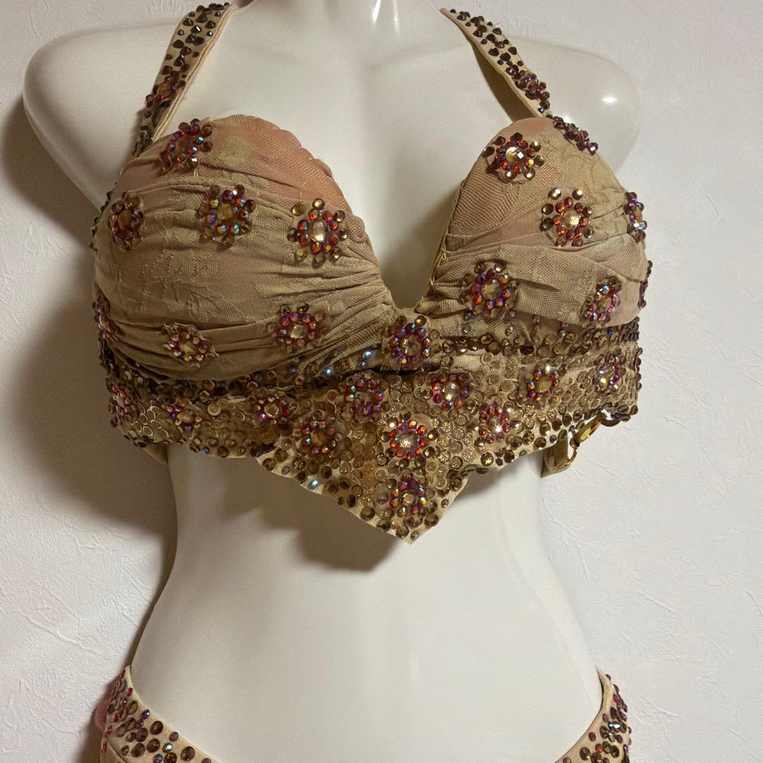 ベリーダンスセットアップ ベージュ