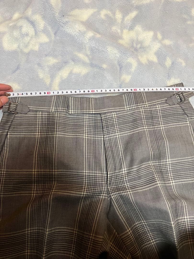 TOM FORD グレー チェック柄 ジャケット　スーツ