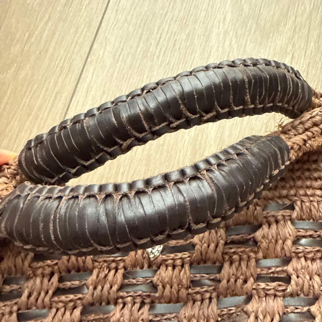 ヘレンカミンスキー　カゴバック　ブラウン