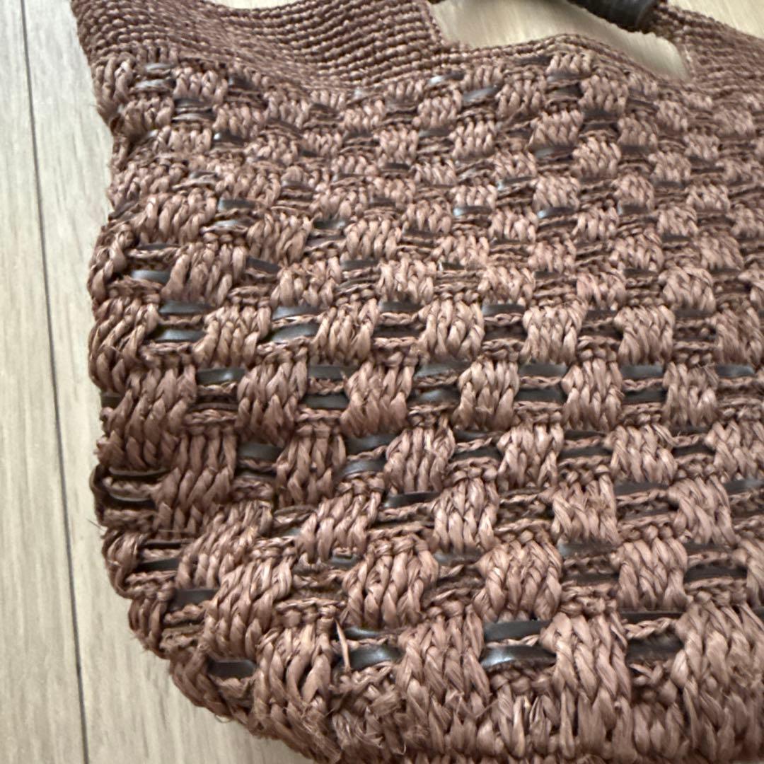 ヘレンカミンスキー　カゴバック　ブラウン