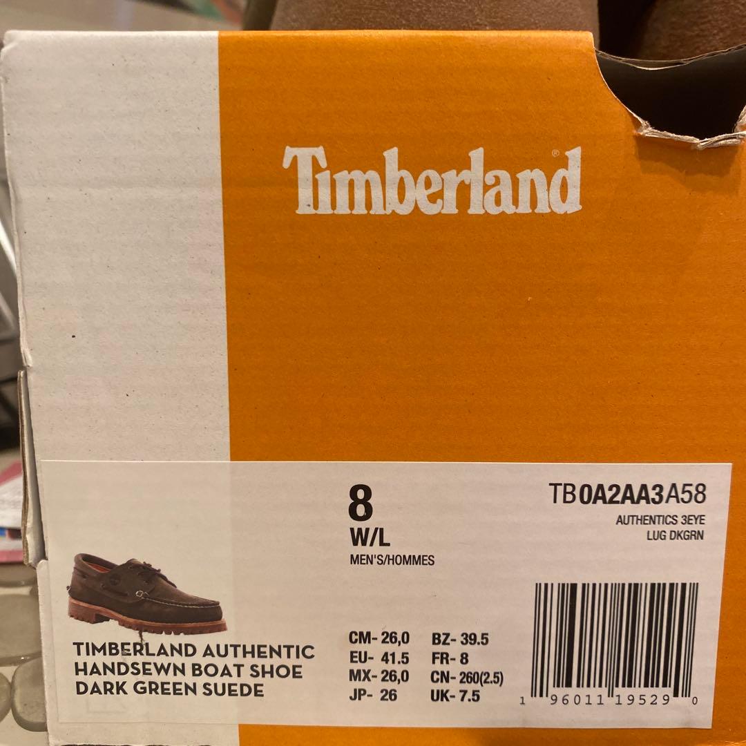 Timberland オリーブグリーン モカシン