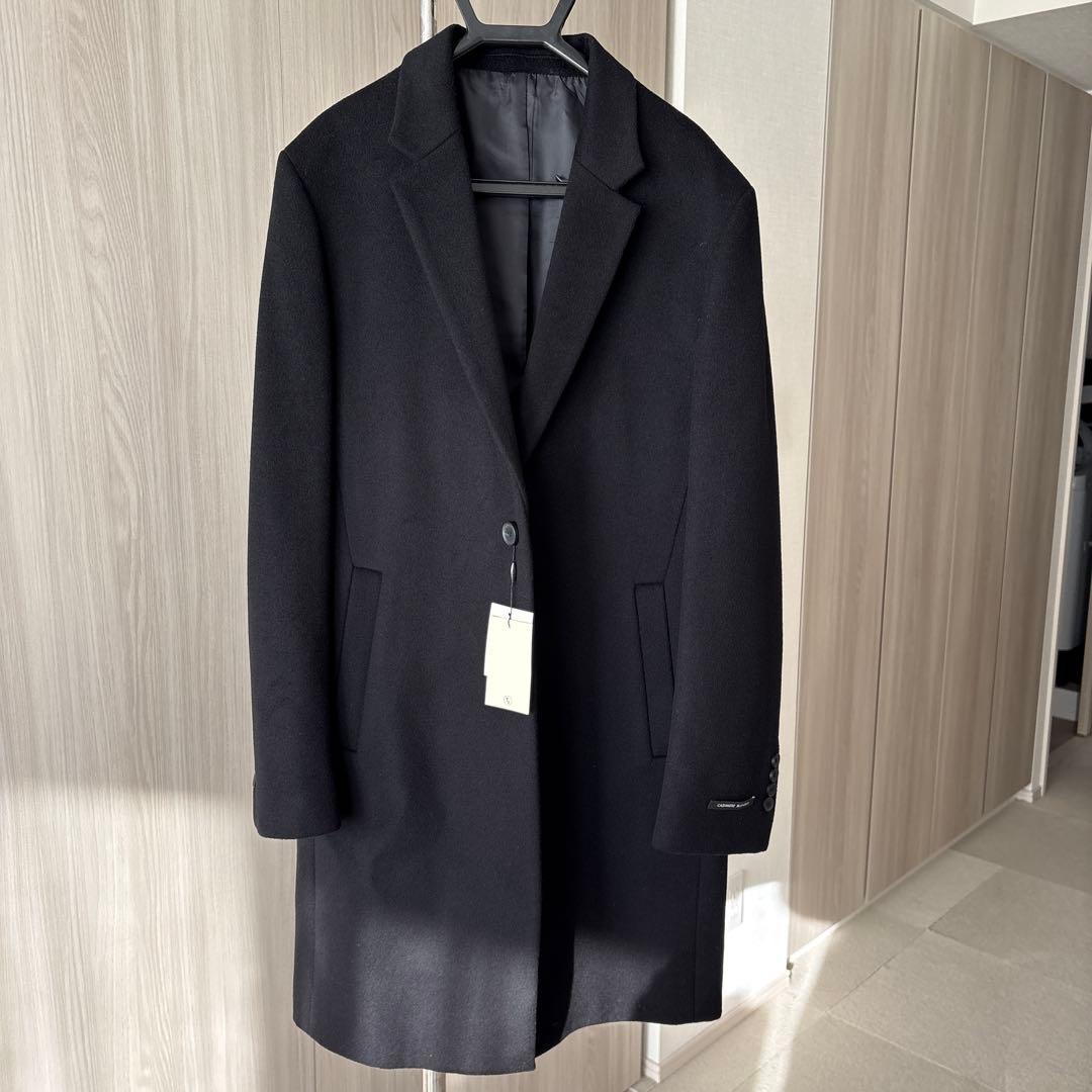 Ｋファッションブランド　TNGT カシミヤ混 チェスターコート