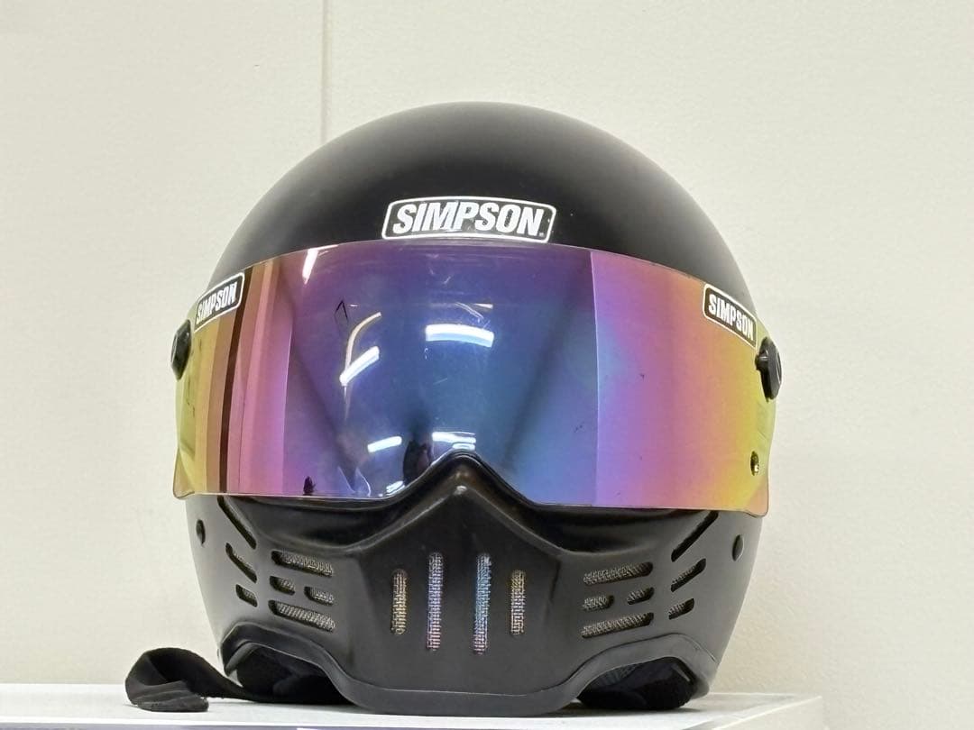 モ*ガ様 SIMSON フルフェイスヘルメット ブラック　m30