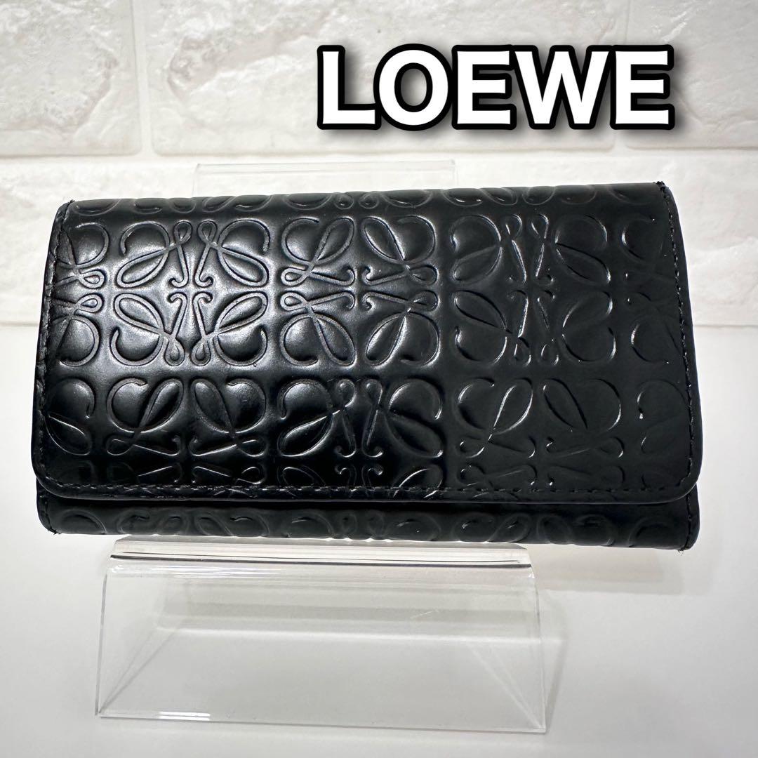 LOEWE ロエベ　リピートアナグラム　6連キーケース　財布　美品