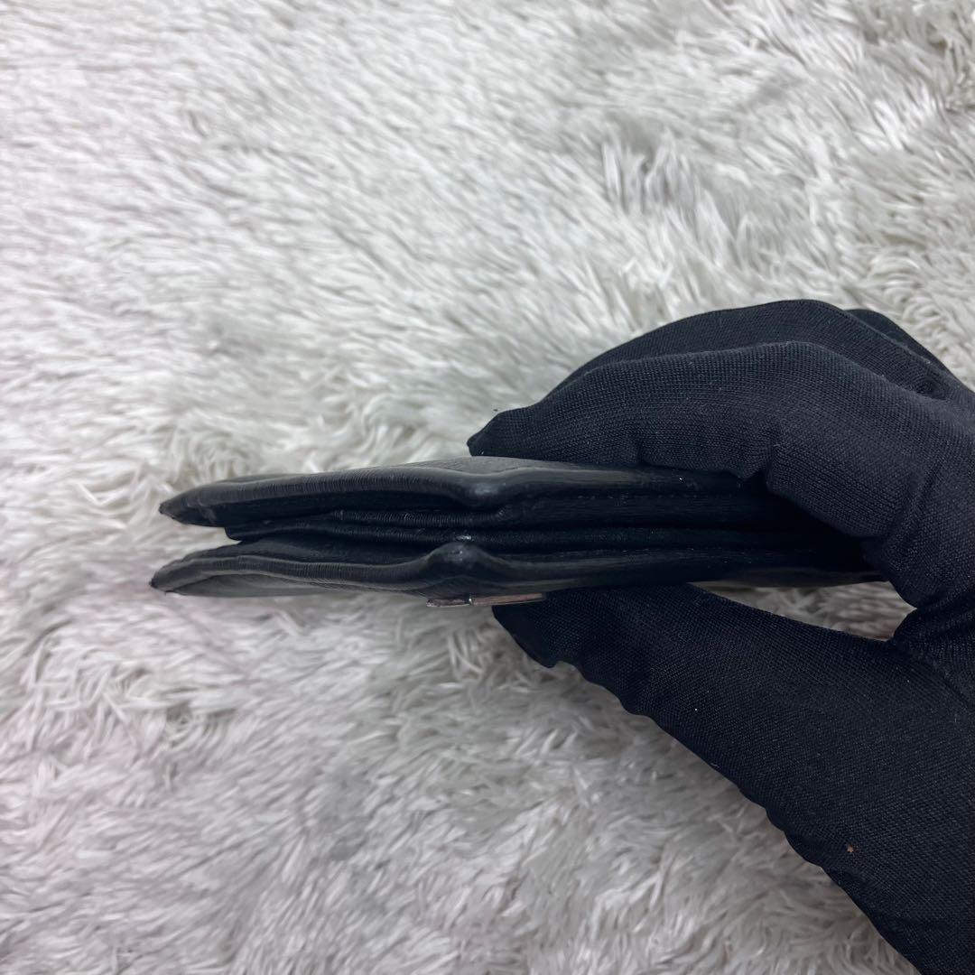 美品✨Porter カレント 二つ折り財布 フラップ ロゴプレート