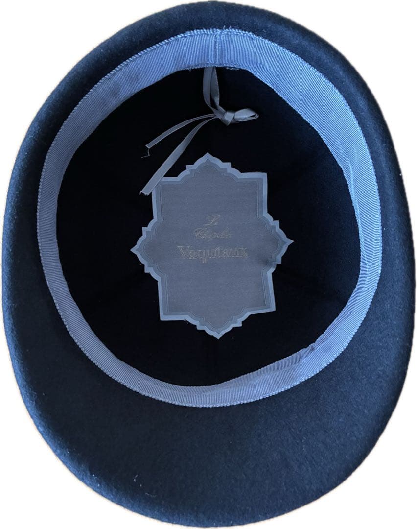 新品未使用♡vaqutaux ヴァクトー　ジョッキーハット【ハニー】ノアール
