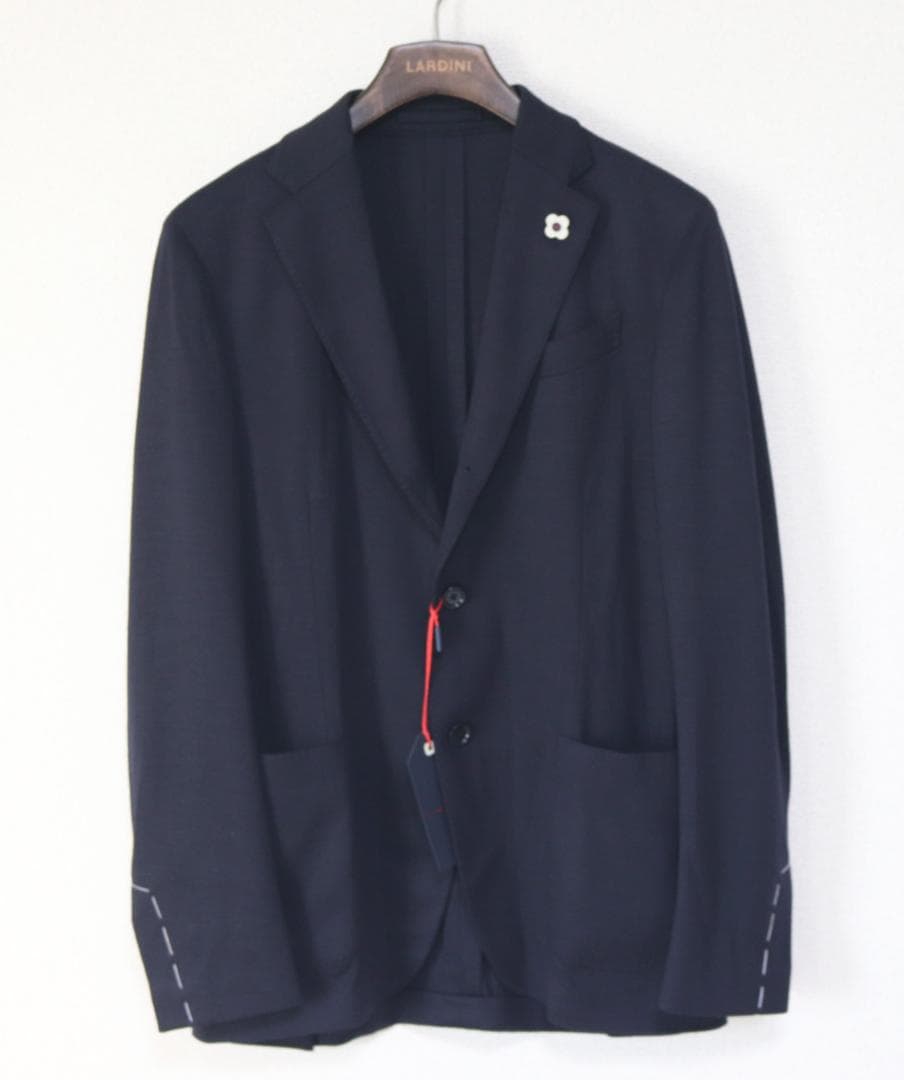 新品タグ付き【ラルディーニ】EASY WEAR ハイブリッド3Bスーツ 紺 46