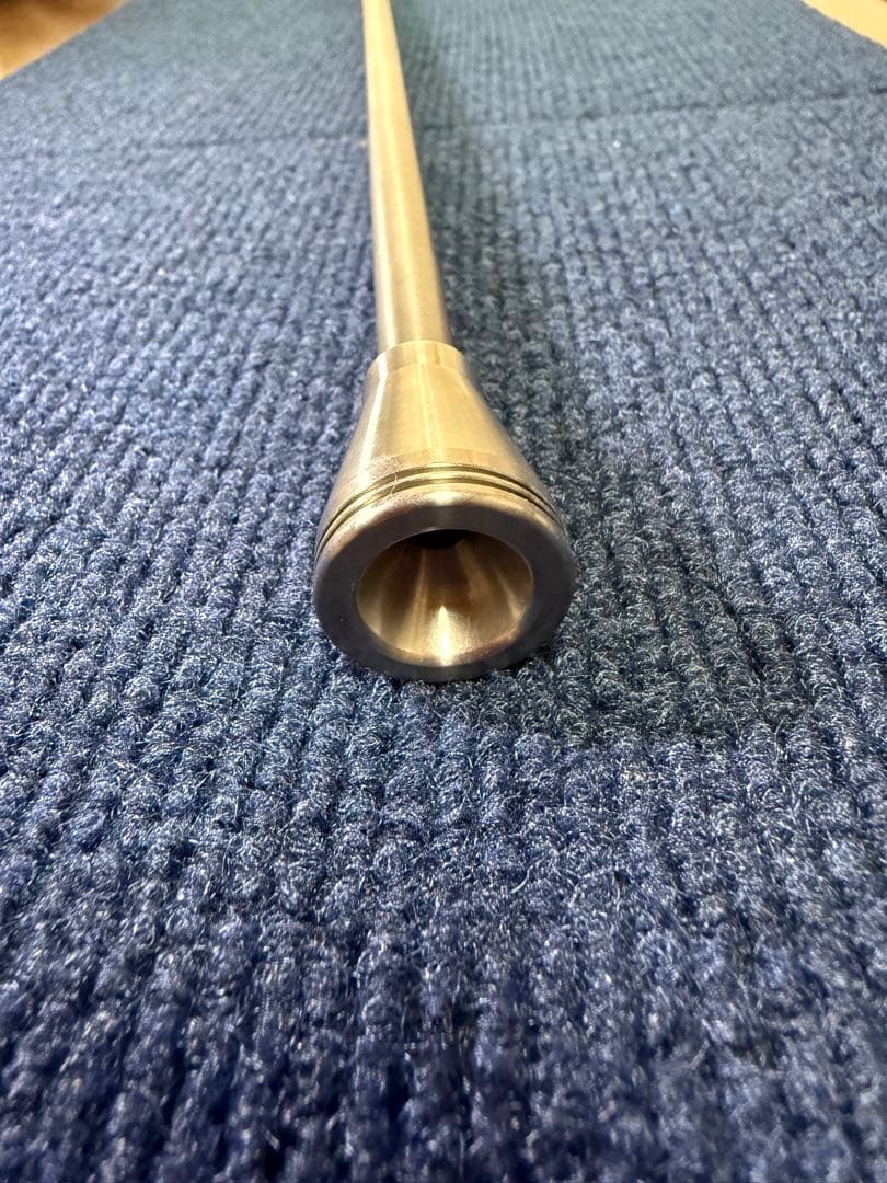 野良ブラスターチタン「一文字鳶付」　鈎付き火吹き棒