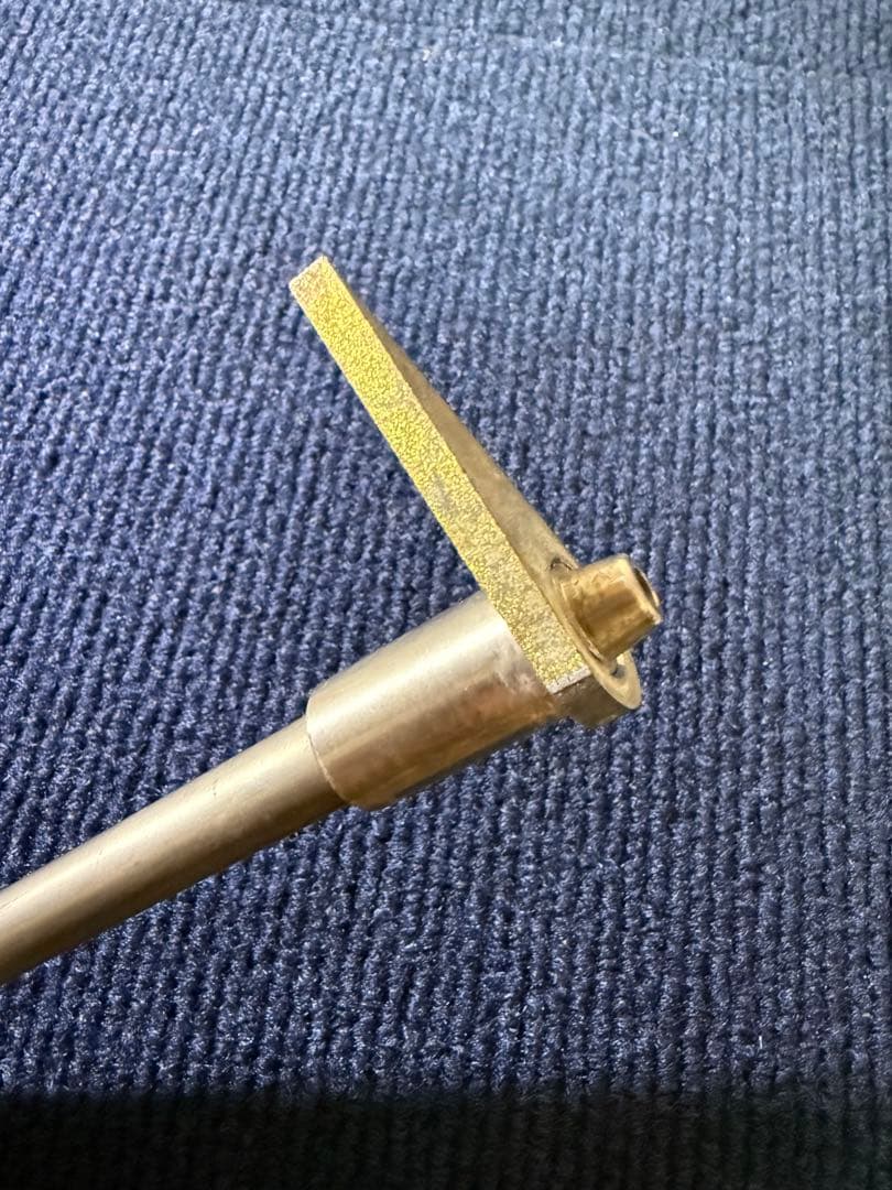 野良ブラスターチタン「一文字鳶付」　鈎付き火吹き棒