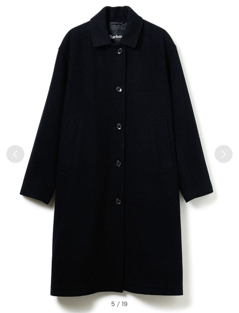 バブアー JAPAN LIMITED ウール ステンカラー コート