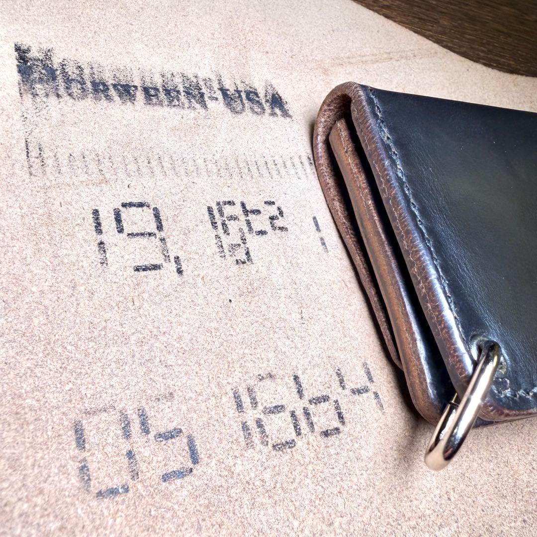 【茶芯】ホーウィン クロムエクセル ミニトラッカーウォレット