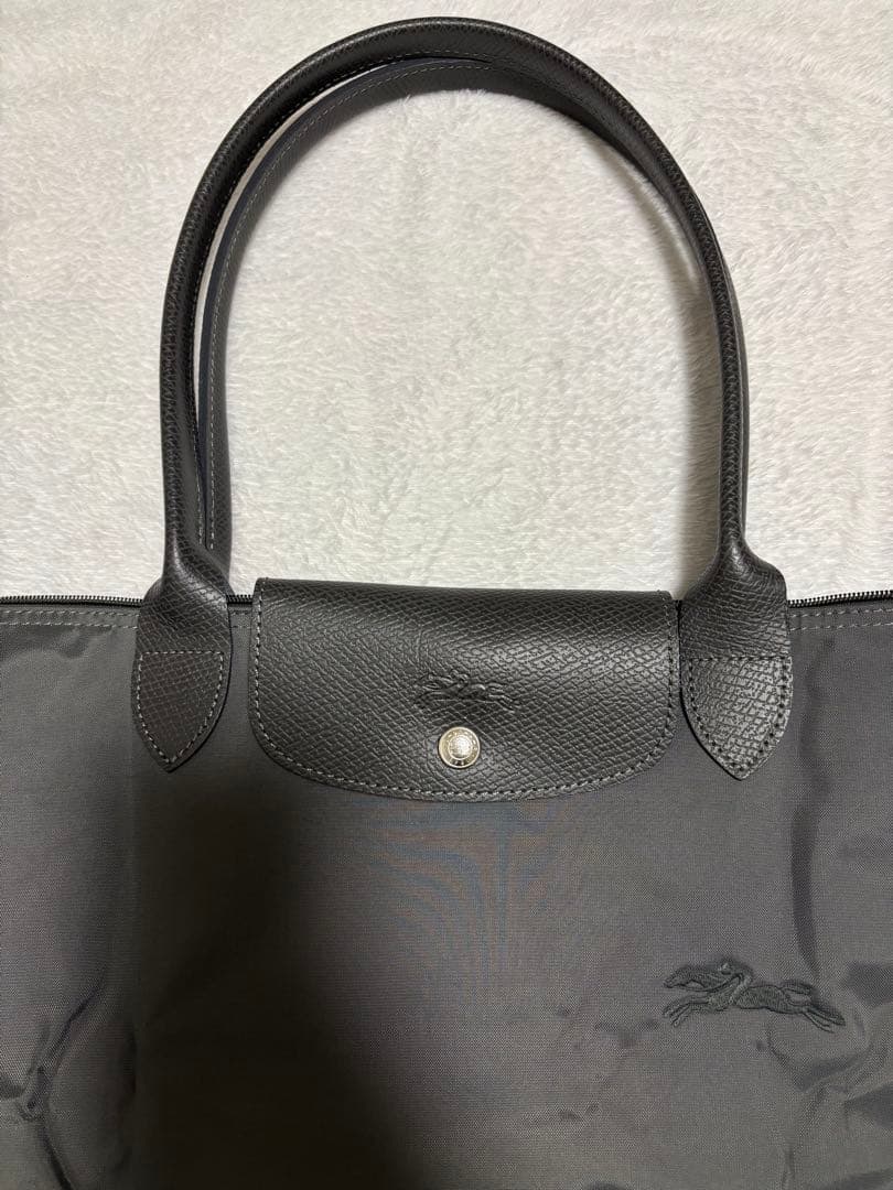 大人気 LONGCHAMP ル プリアージュ トート Lサイズ ダークグレ