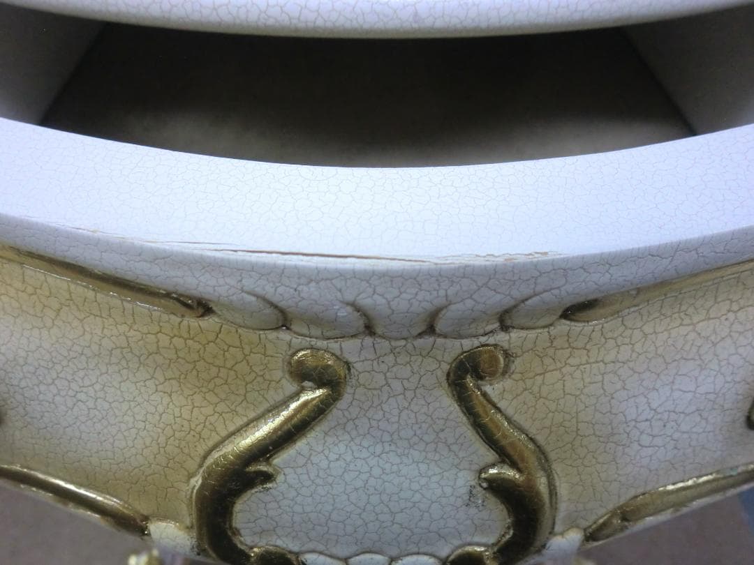 【中古品】RIO FURNITURE　ロココ調コンソールテーブル 引出し2杯付