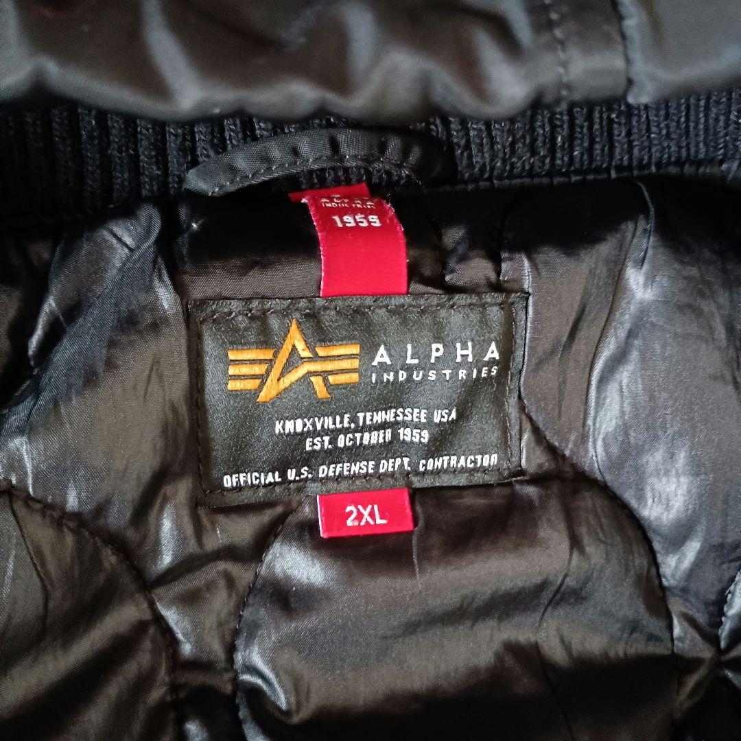 2XL✦ALPHA アルファmilitary type MA1 jacket