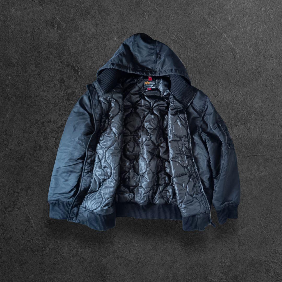 2XL✦ALPHA アルファmilitary type MA1 jacket