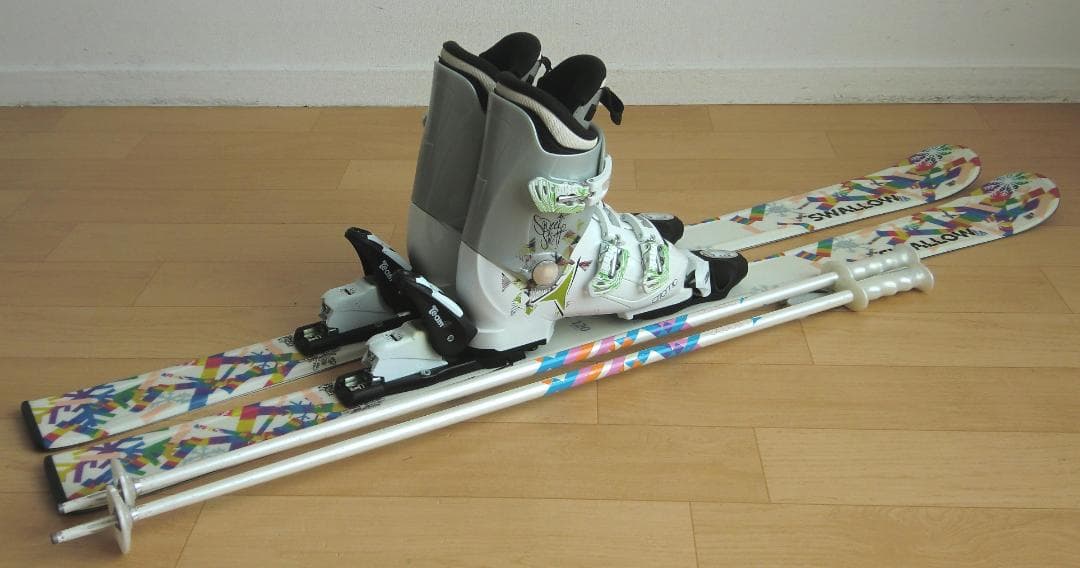 ■■11月限定■送料無料■SWALLOW■子供用スキーセット■120/22.5■