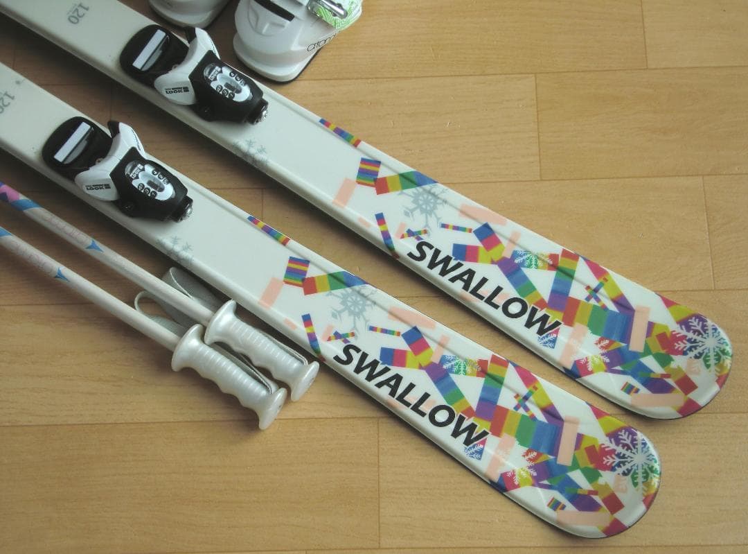 ■■11月限定■送料無料■SWALLOW■子供用スキーセット■120/22.5■