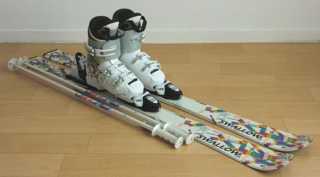 ■■11月限定■送料無料■SWALLOW■子供用スキーセット■120/22.5■