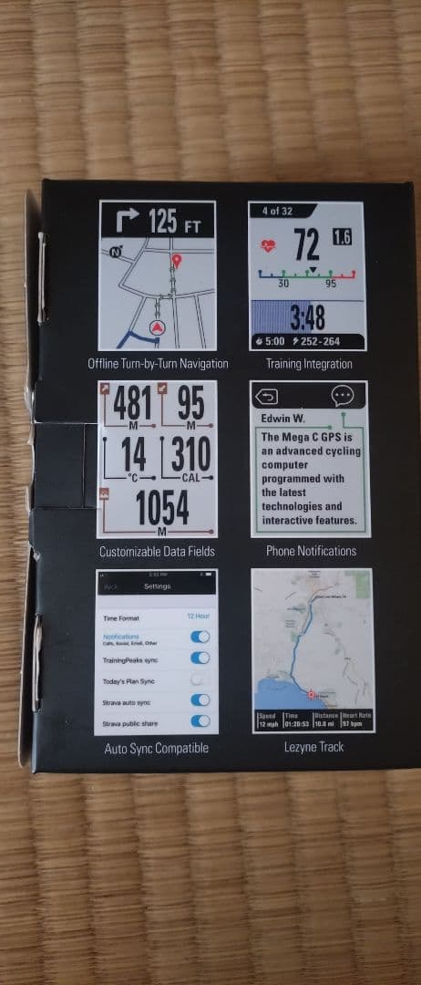 LEZYNE MEGA C GPS サイクルコンピューター
