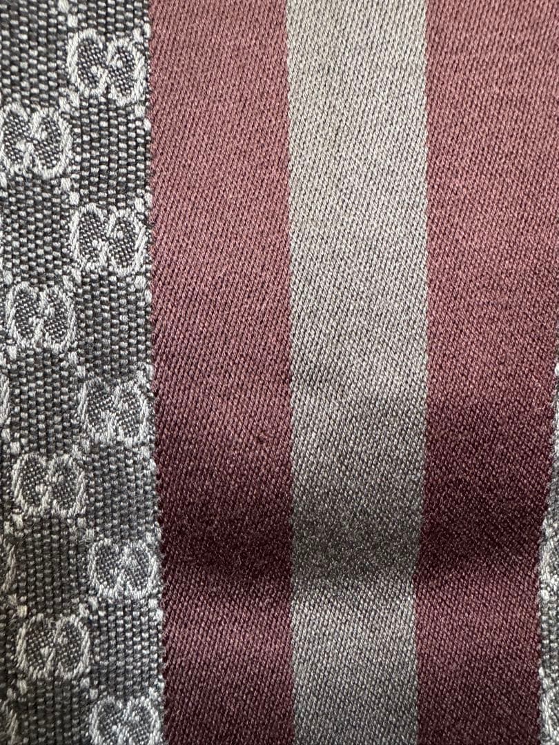 GUCCI グッチ ストール GG柄 ウール シルク イタリア製 正規品