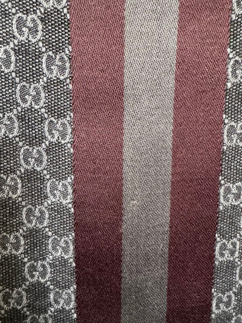 GUCCI グッチ ストール GG柄 ウール シルク イタリア製 正規品