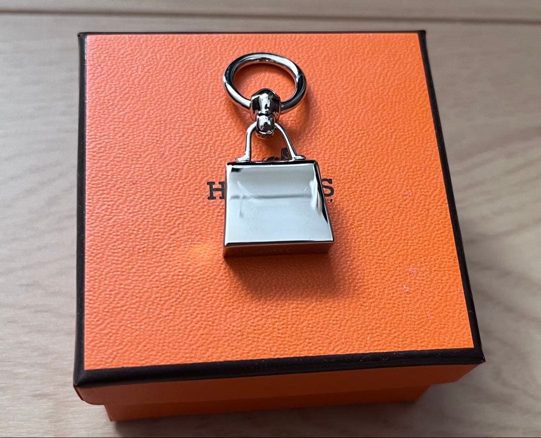 エルメス　ミニケリー　ツイリーリング　シルバー