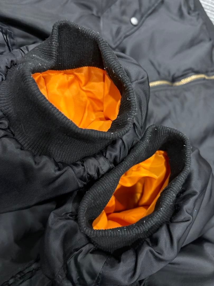 オーバーサイズ MA-1 フライトジャケット ボンバージャケット 黒