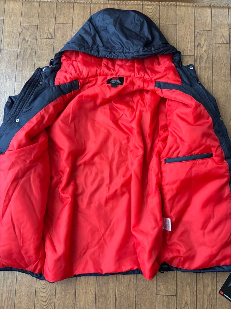 新品未使用　タグ付き　カンタベリー　ネイビー　中綿ジャケット　メンズLサイズ